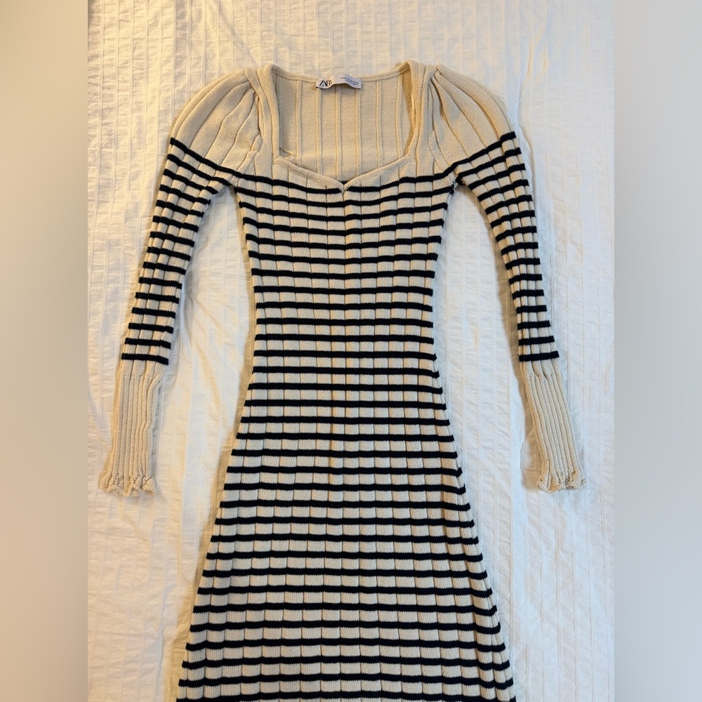 Zara Knit Midi Dress